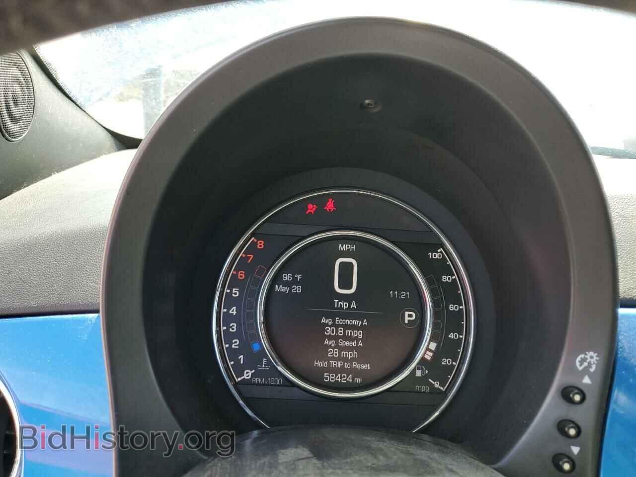 2016 FIAT 500 - VIN: 3C3CFFBR2GT145021 - Фото 9