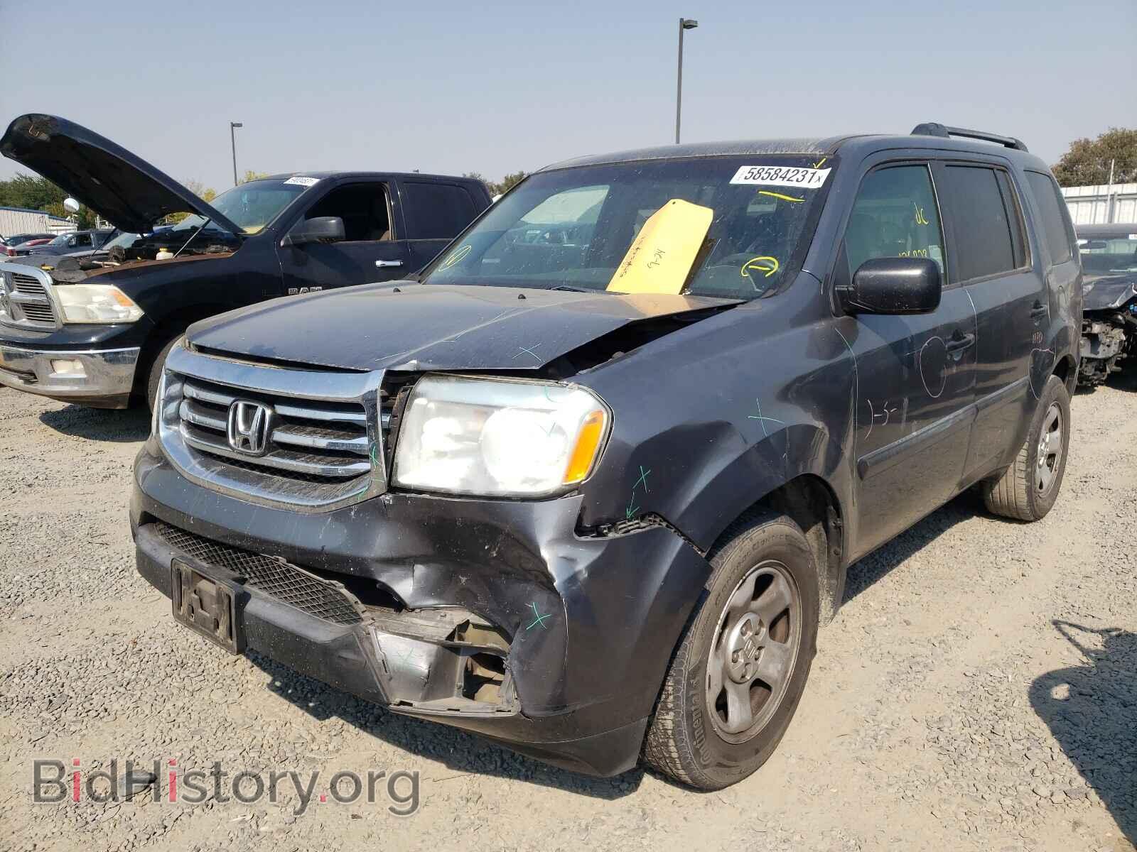 2012 HONDA PILOT - VIN: 5FNYF3H21CB036472 - Фото 2