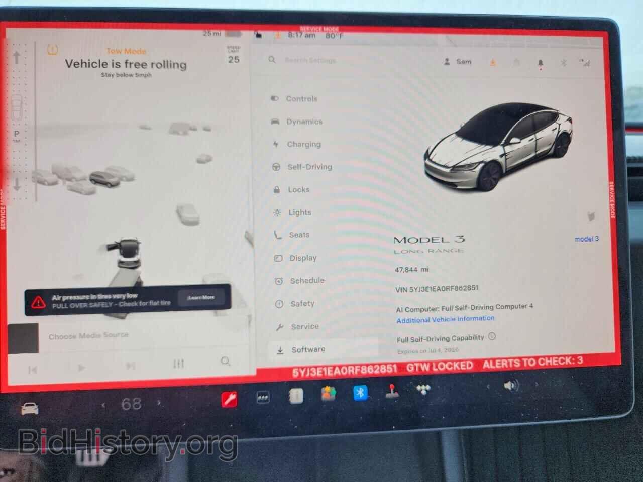 2024 TESLA MODEL 3 - VIN: 5YJ3E1EA0RF862851 - Фото 9