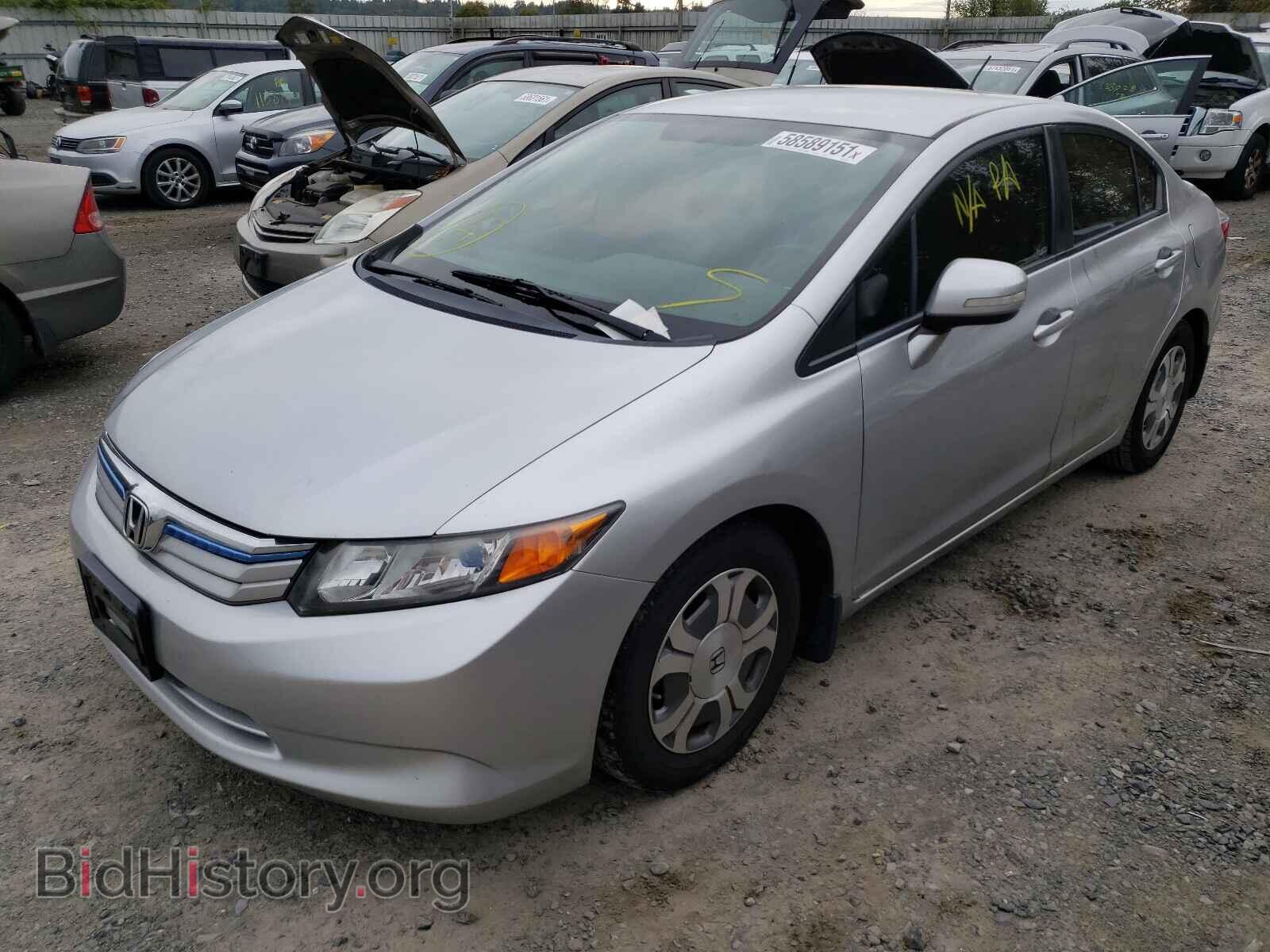 2012 HONDA CIVIC - VIN: JHMFB4F34CS007330 - Фото 2