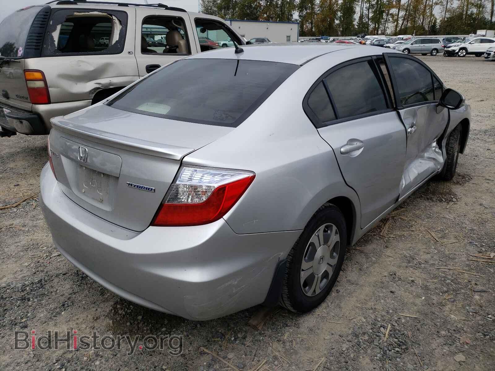 2012 HONDA CIVIC - VIN: JHMFB4F34CS007330 - Фото 4