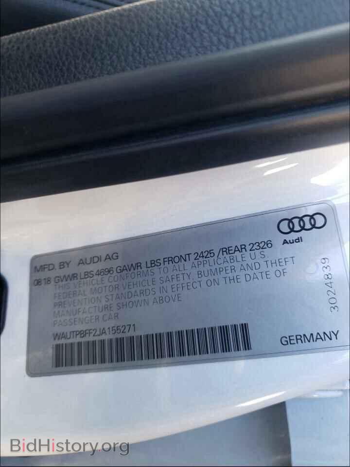 2018 AUDI A3 - VIN: WAUTPBFF2JA155271 - Photo 10