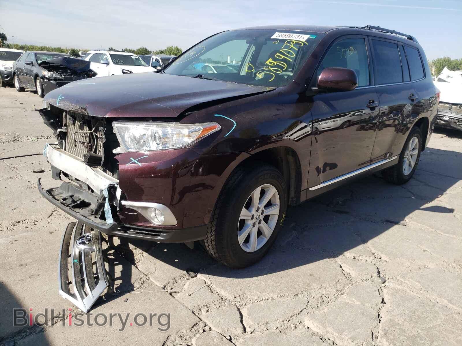 2012 TOYOTA HIGHLANDER - VIN: 5TDBK3EH6CS165149 - Фото 2