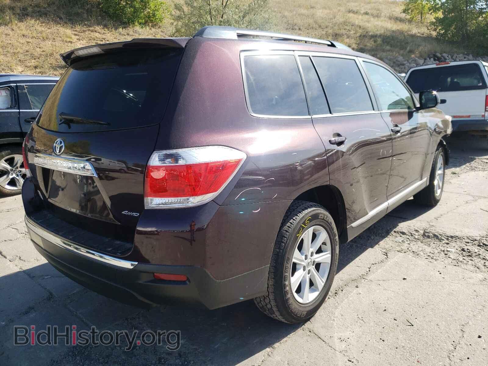 2012 TOYOTA HIGHLANDER - VIN: 5TDBK3EH6CS165149 - Фото 4