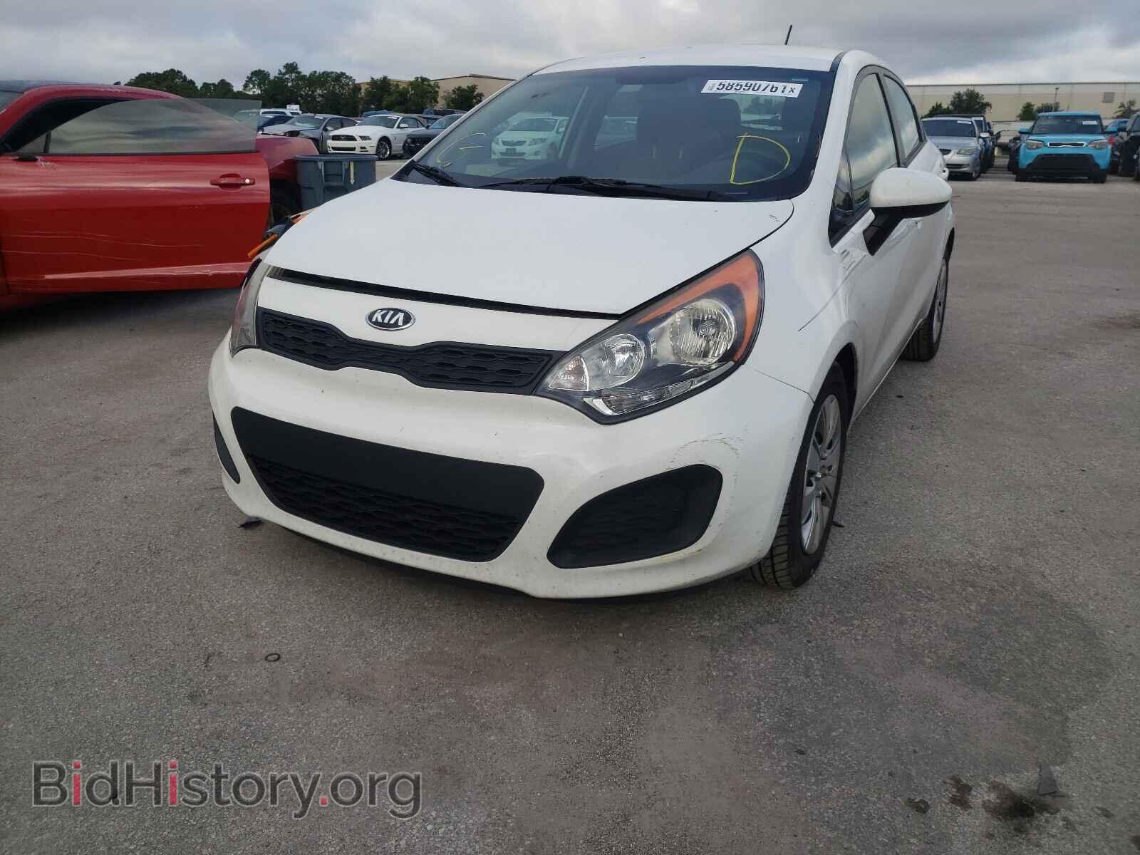 2013 KIA RIO - VIN: KNADM5A30D6301668 - Фото 2