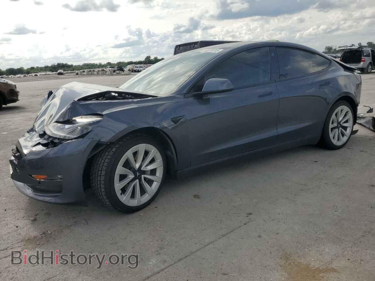 Photo 5YJ3E1EB2NF186082 - TESLA MODEL 3 2022