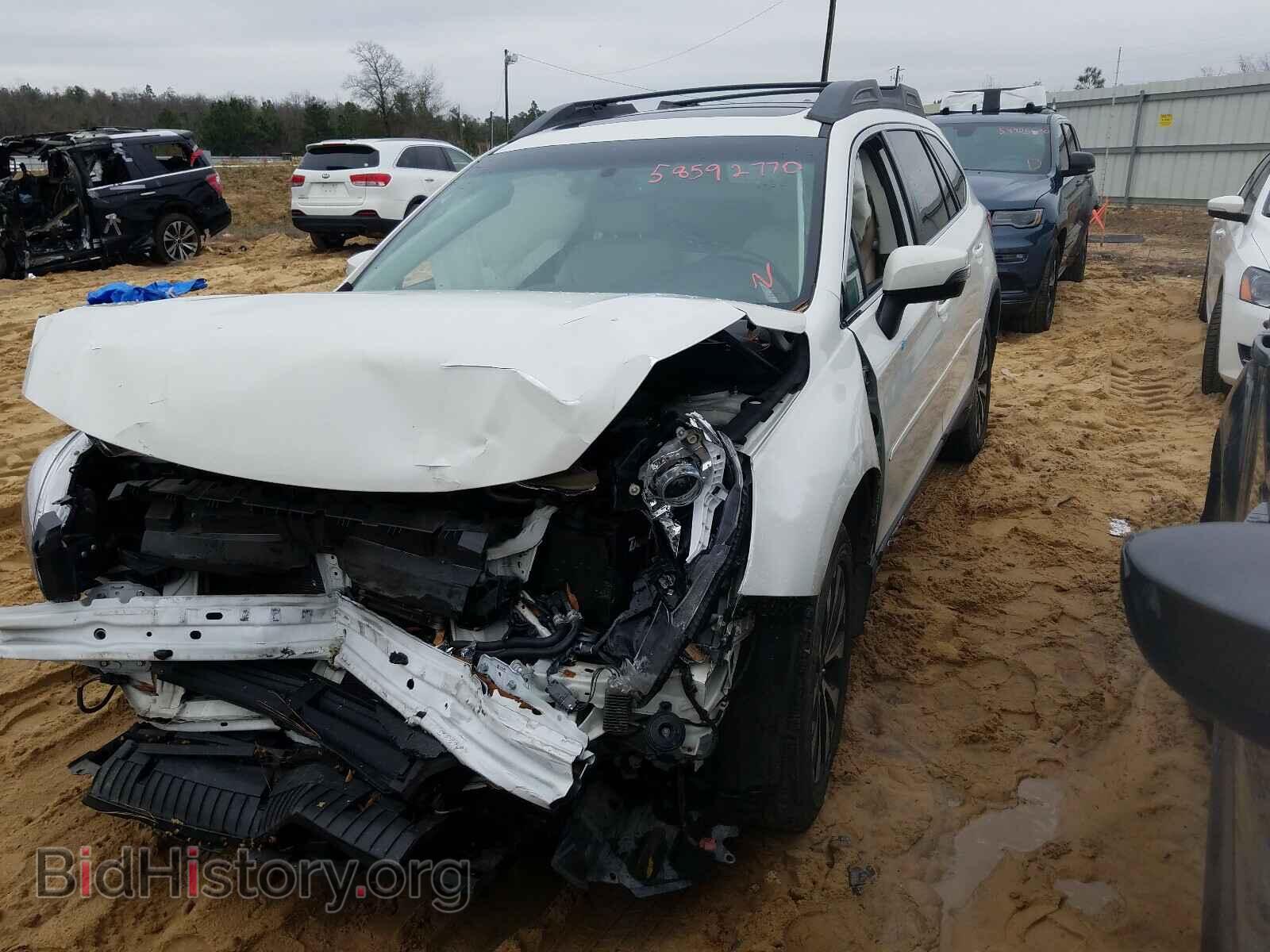 2016 SUBARU OUTBACK - VIN: 4S4BSBLC3G3228941 - Фото 2
