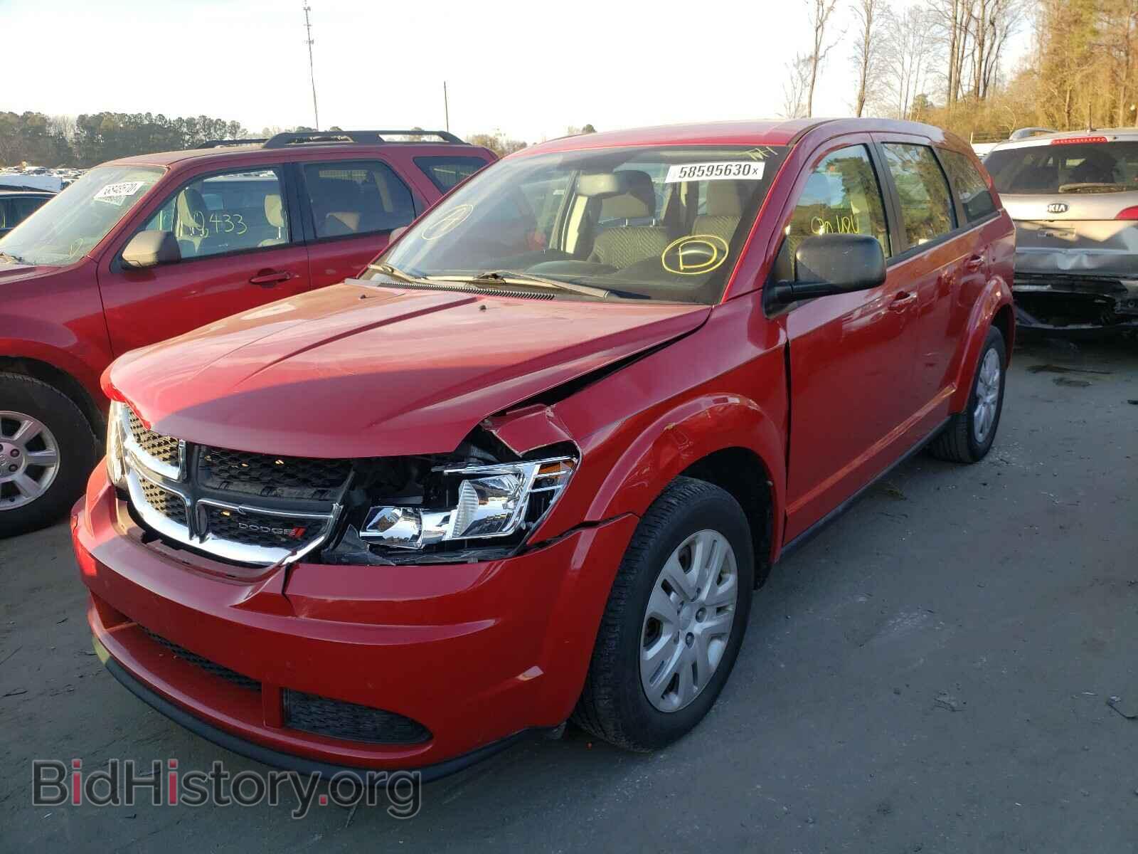 2014 DODGE JOURNEY - VIN: 3C4PDCAB2ET216656 - Фото 2