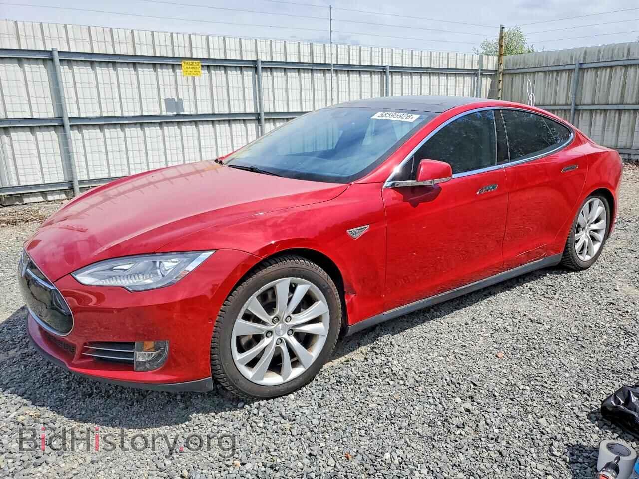Photo 5YJSA1V23FF099302 - TESLA MODEL S 2015