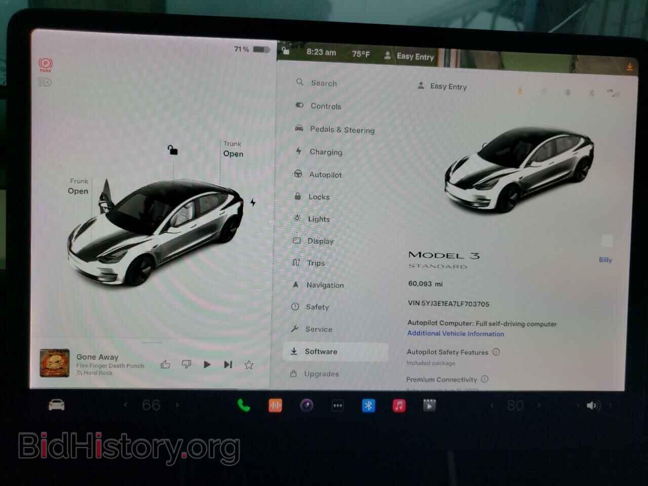 2020 TESLA MODEL 3 - VIN: 5YJ3E1EA7LF703705 - Фото 9