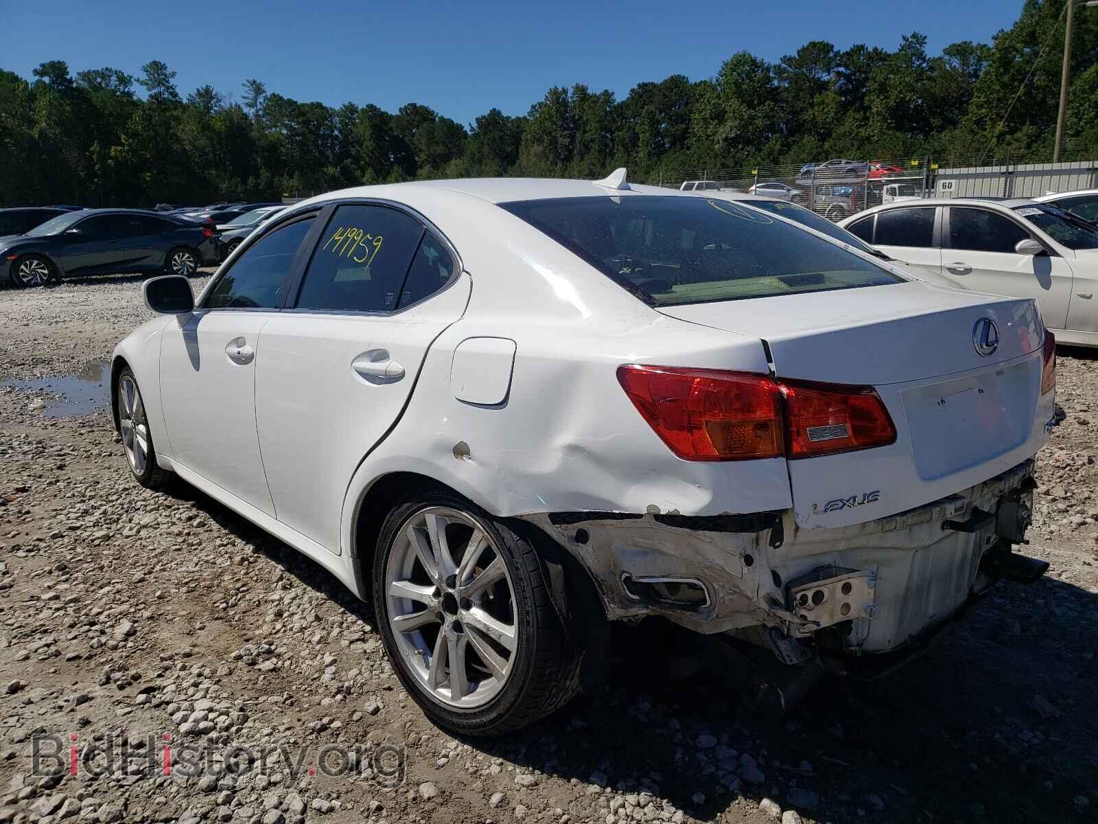 2008 LEXUS IS - VIN: JTHBK262082076923 - Фото 3
