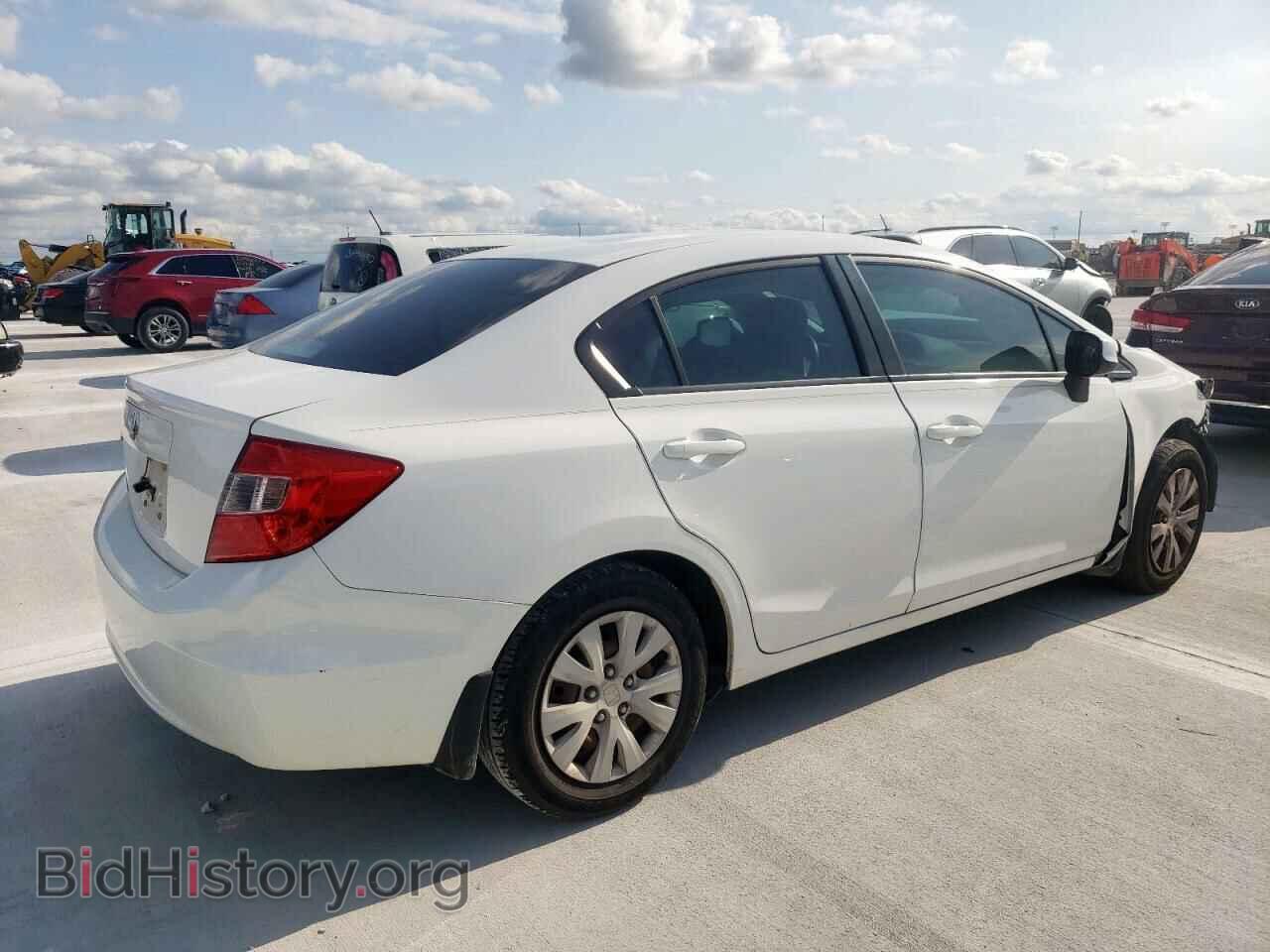 2012 HONDA CIVIC - VIN: 2HGFB2F55CH604079 - Фото 3