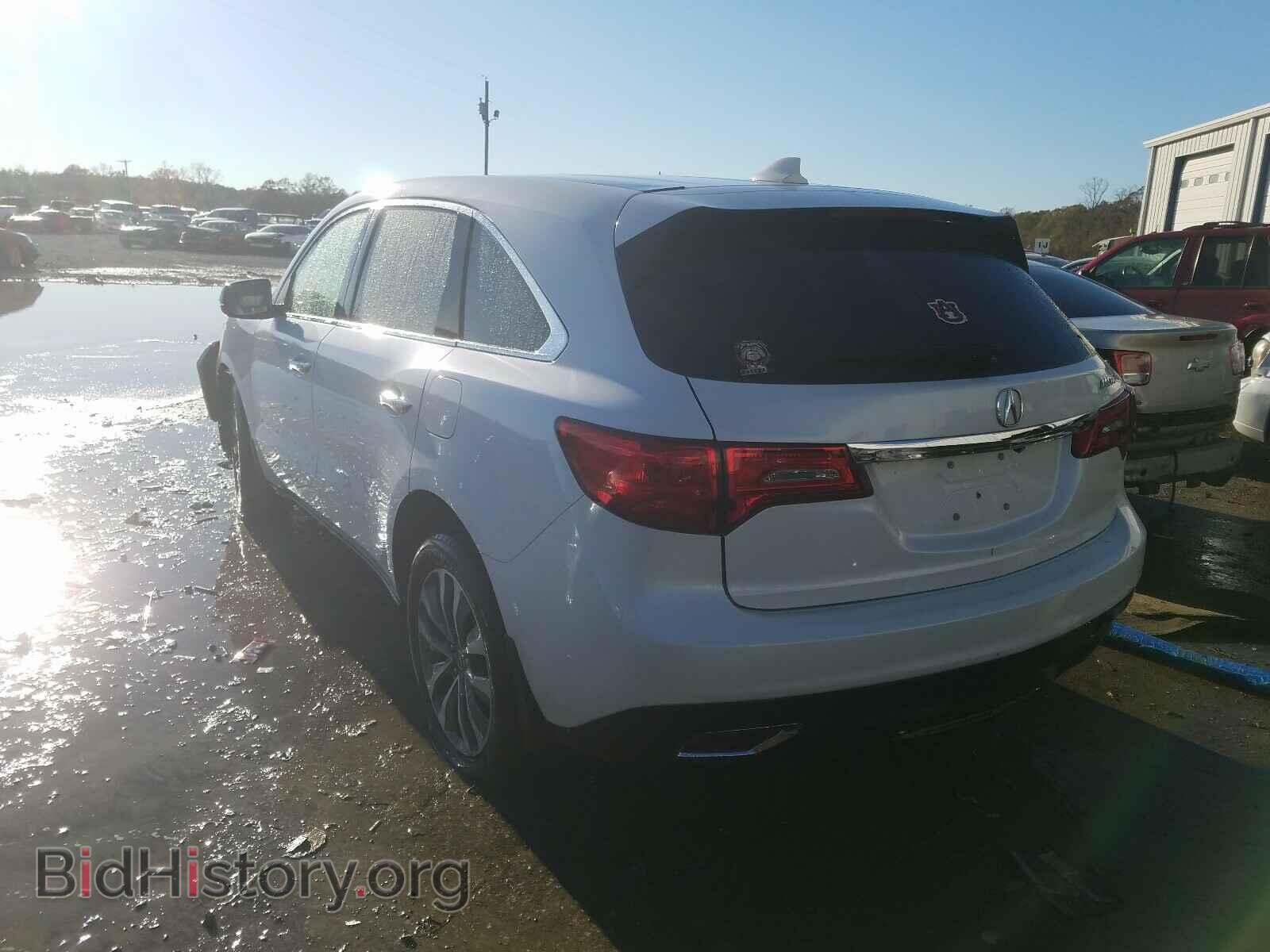 2014 ACURA MDX - VIN: 5FRYD3H47EB004635 - Фото 3