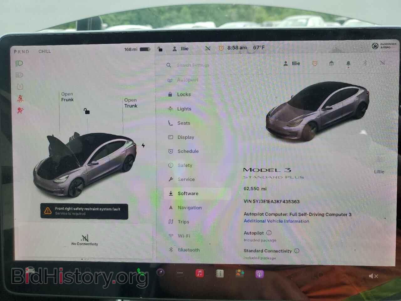 2019 TESLA MODEL 3 - VIN: 5YJ3E1EA3KF435363 - Photo 9
