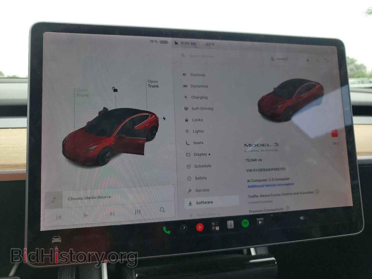 2018 TESLA MODEL 3 - VIN: 5YJ3E1EA9JF062733 - Photo 9