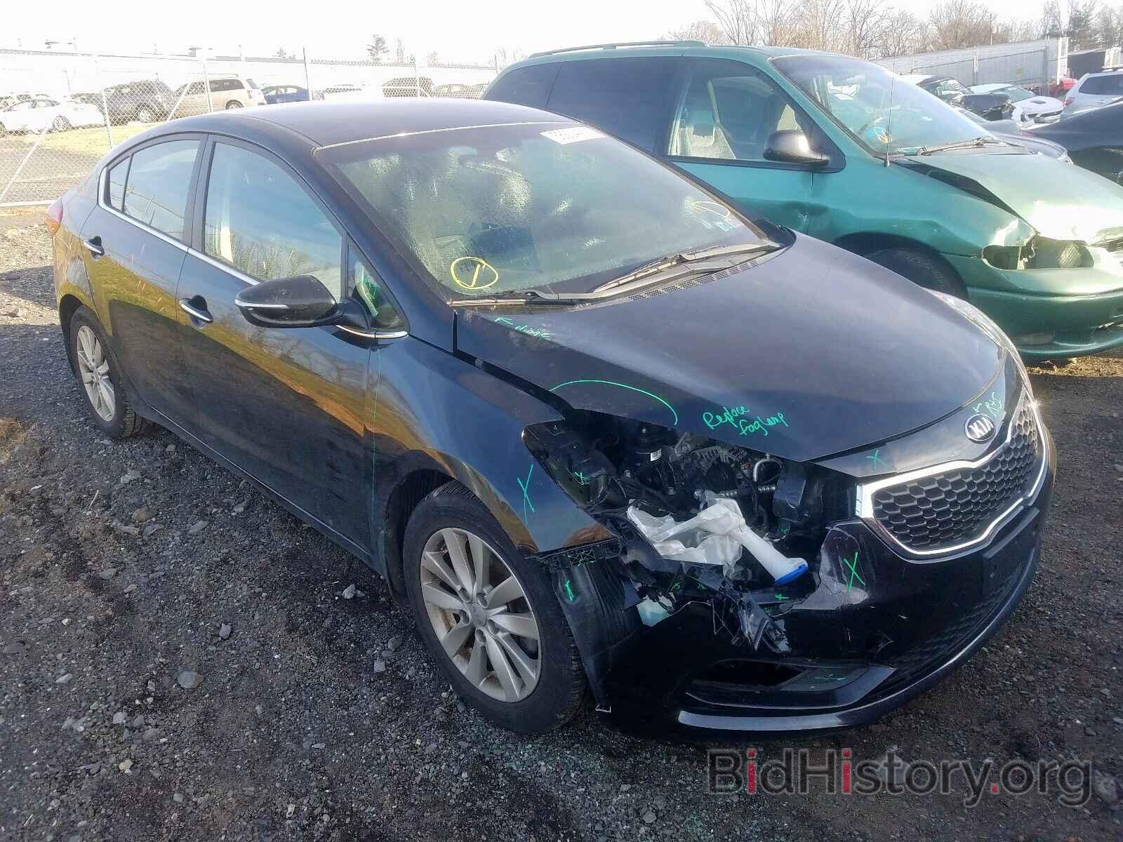 Photo KNAFX4A87E5095214 - KIA FORTE EX 2014