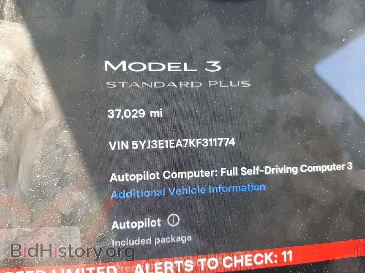 2019 TESLA MODEL 3 - VIN: 5YJ3E1EA7KF311774 - Photo 9