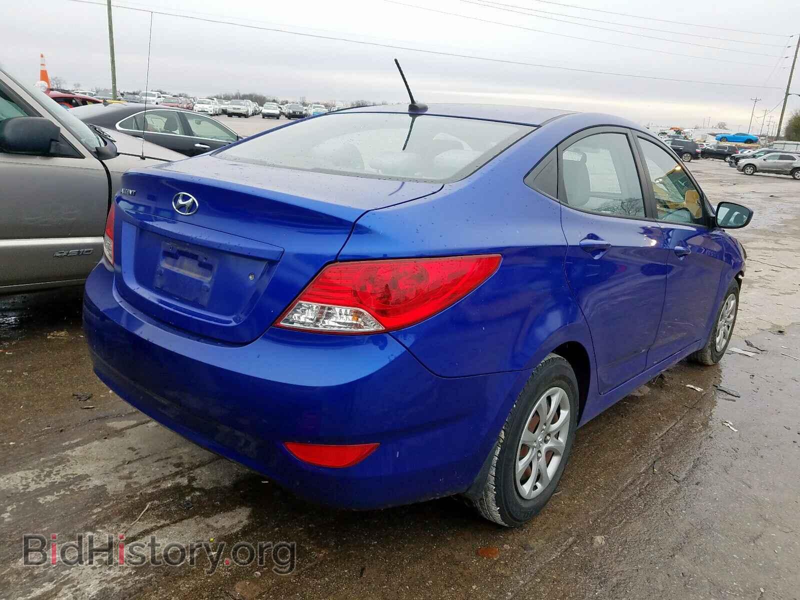 2013 HYUNDAI ACCENT - VIN: KMHCT4AE9DU280369 - Фото 4