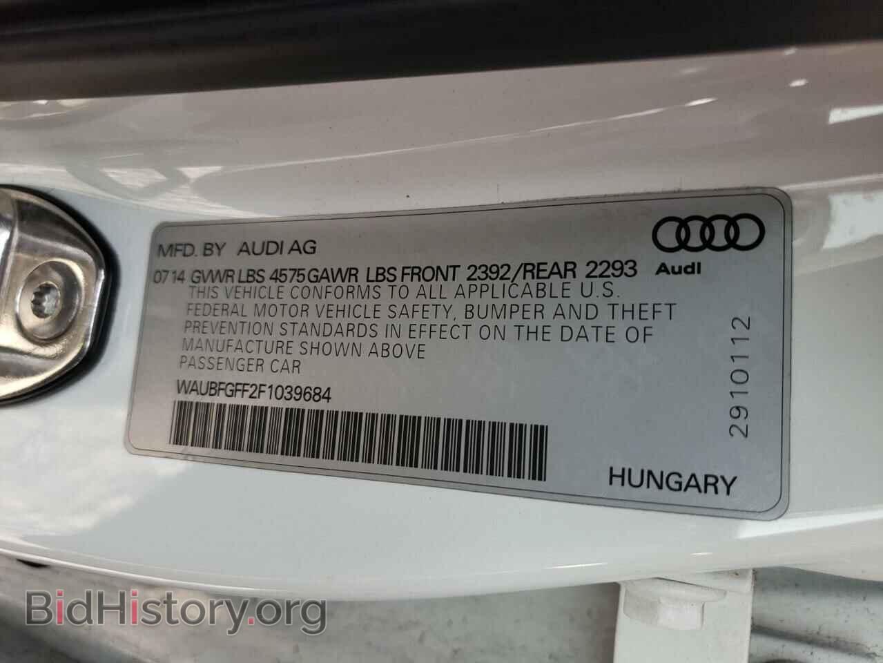 2015 AUDI A3 - VIN: WAUBFGFF2F1039684 - Photo 10