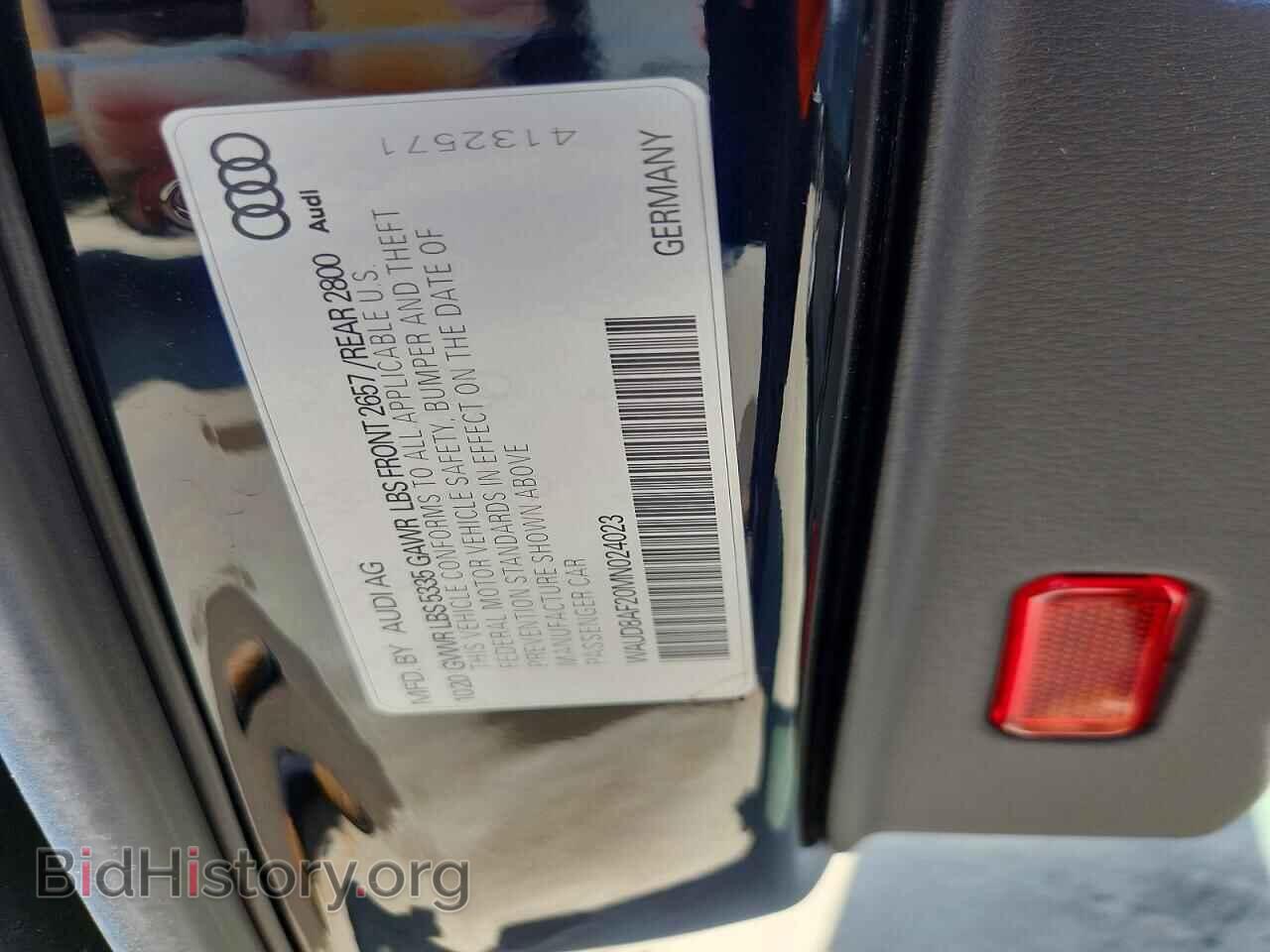 2021 AUDI A6 - VIN: WAUD8AF20MN024023 - Photo 12
