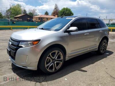2013 Ford EDGE Sport, silver — VIN 2FMDK4AK3DBE07474, Copart