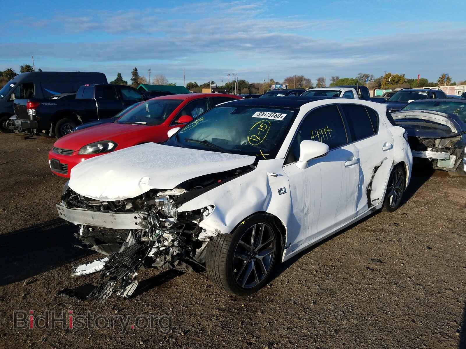 2015 LEXUS CT 200 - VIN: JTHKD5BH5F2210506 - Фото 2