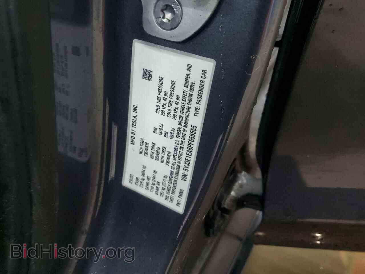 2023 TESLA MODEL 3 - VIN: 5YJ3E1EA6PF655555 - Фото 12