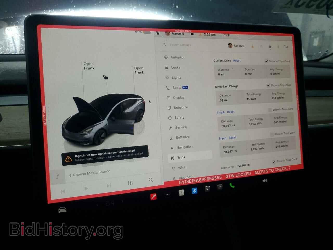 2023 TESLA MODEL 3 - VIN: 5YJ3E1EA6PF655555 - Фото 9