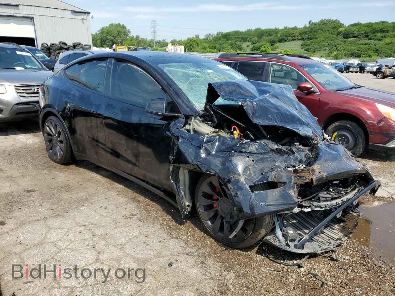 2021 TESLA MODEL Y - VIN: 5YJYGDEF7MF267291 - Фото 4