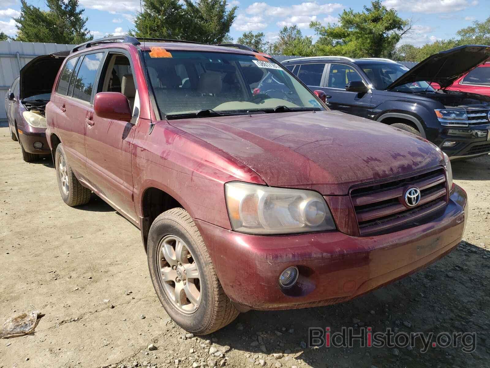 Photo JTEEP21A160152054 - TOYOTA HIGHLANDER 2006