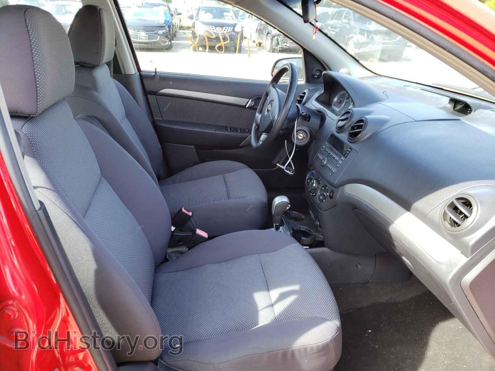 2009 CHEVROLET AVEO - VIN: KL1TD56E29B668375 - Фото 5