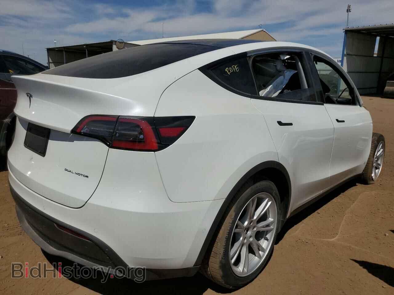 2022 TESLA MODEL Y - VIN: 7SAYGDEE7NF424815 - Фото 3