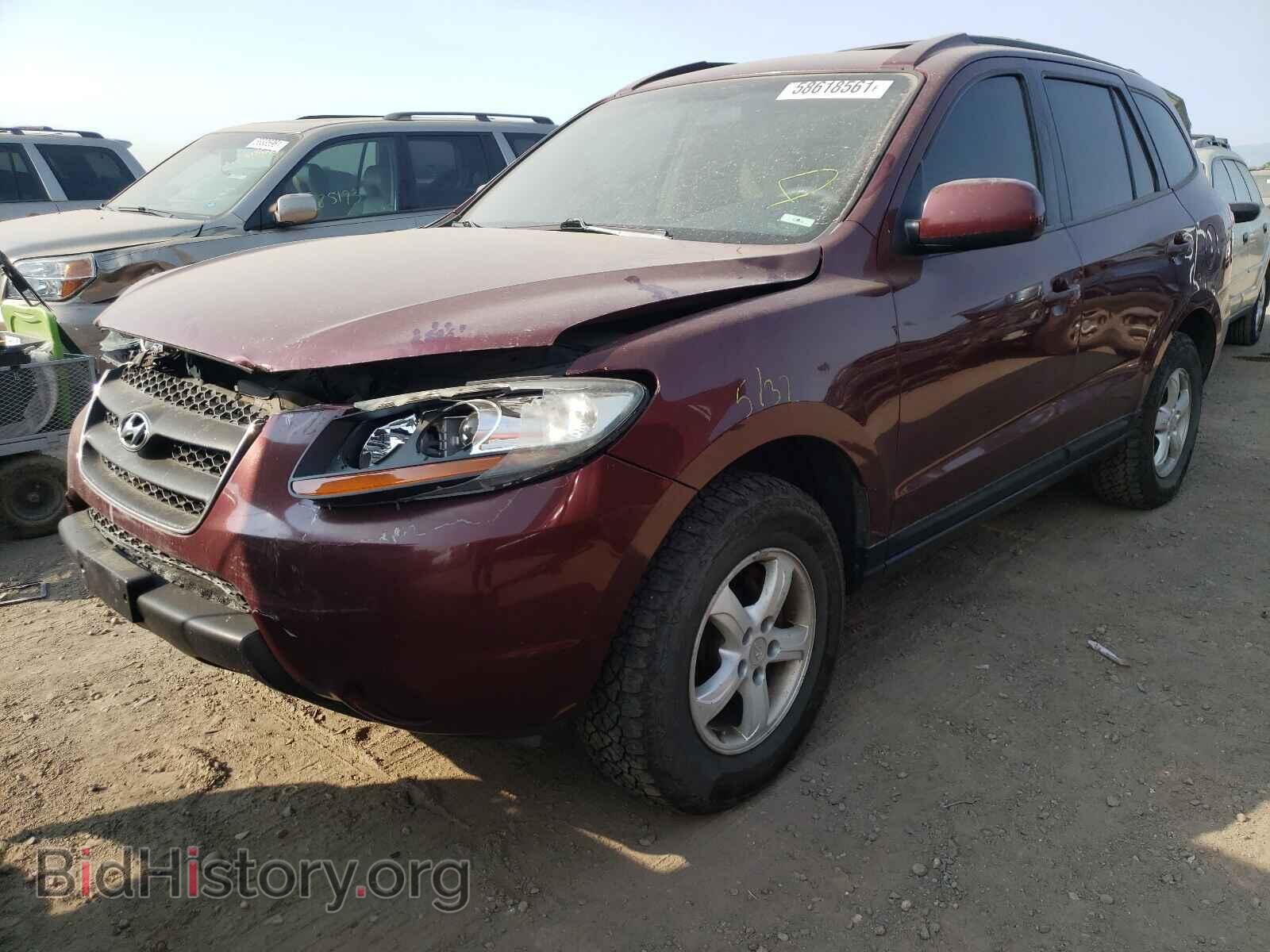 2007 HYUNDAI SANTA FE - VIN: 5NMSG73D17H098154 - Фото 2