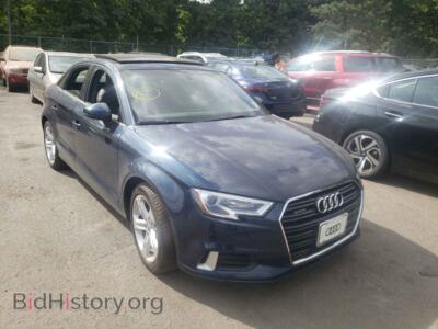 2017 Audi A3 A3 Premium, blue — VIN WAUB8GFF8H1009411, Copart