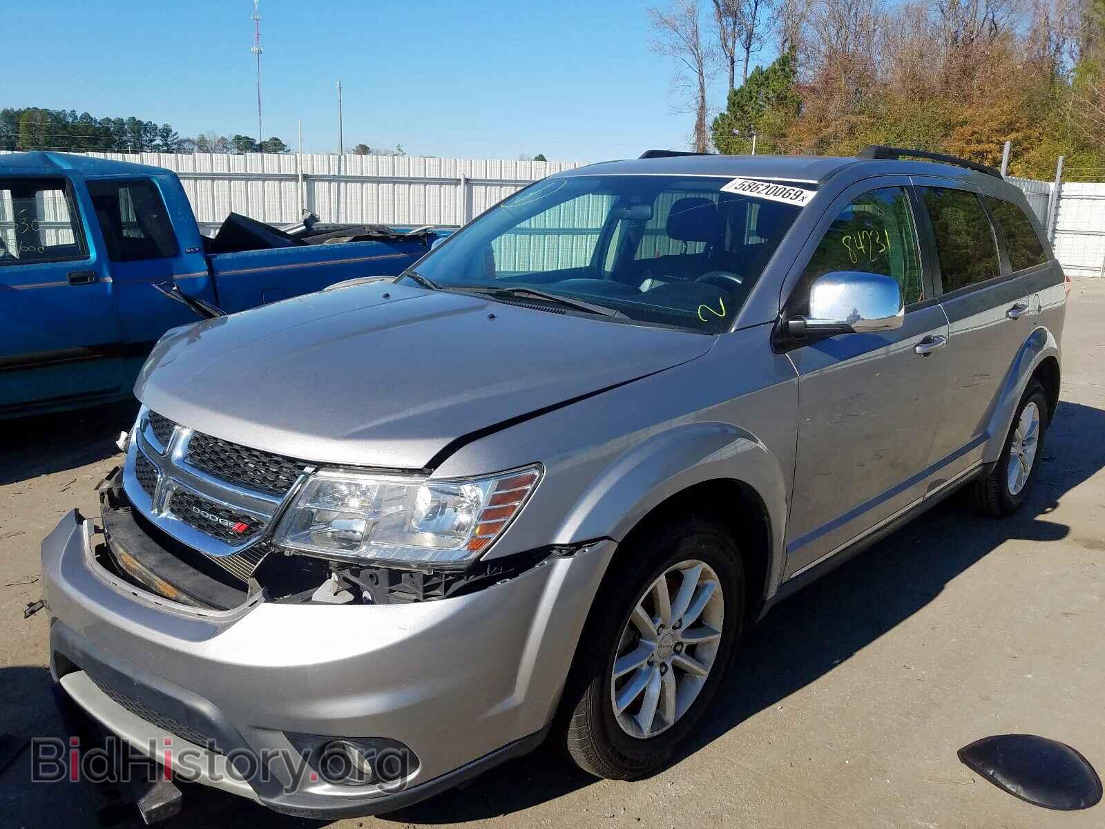 2016 DODGE JOURNEY - VIN: 3C4PDCBBXGT153209 - Фото 2