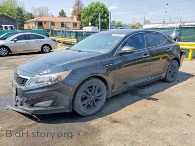 2012 Kia OPTIMA EX, black — VIN 5XXGN4A73CG061039, Copart