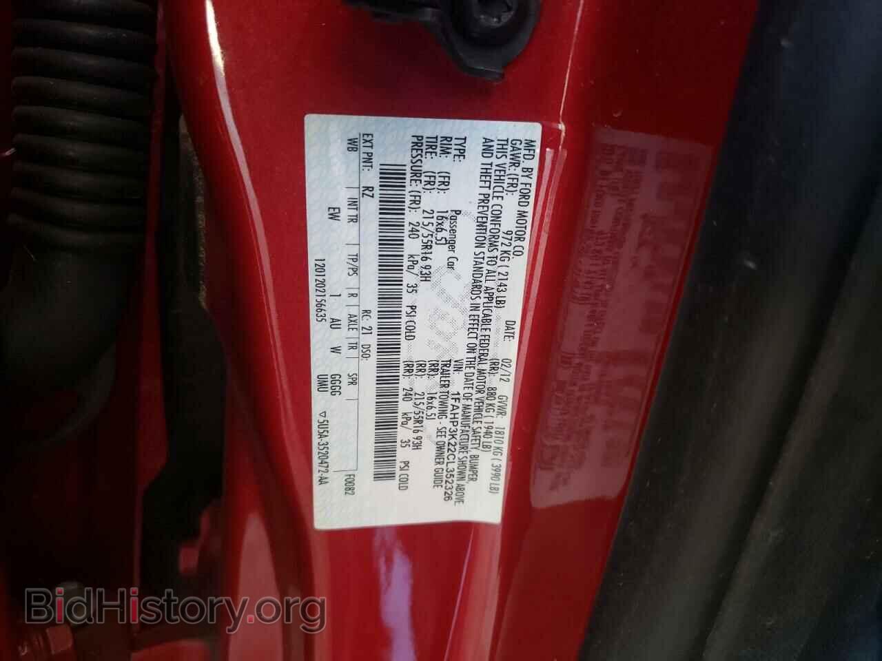 2012 FORD FOCUS - VIN: 1FAHP3K22CL352326 - Photo 12