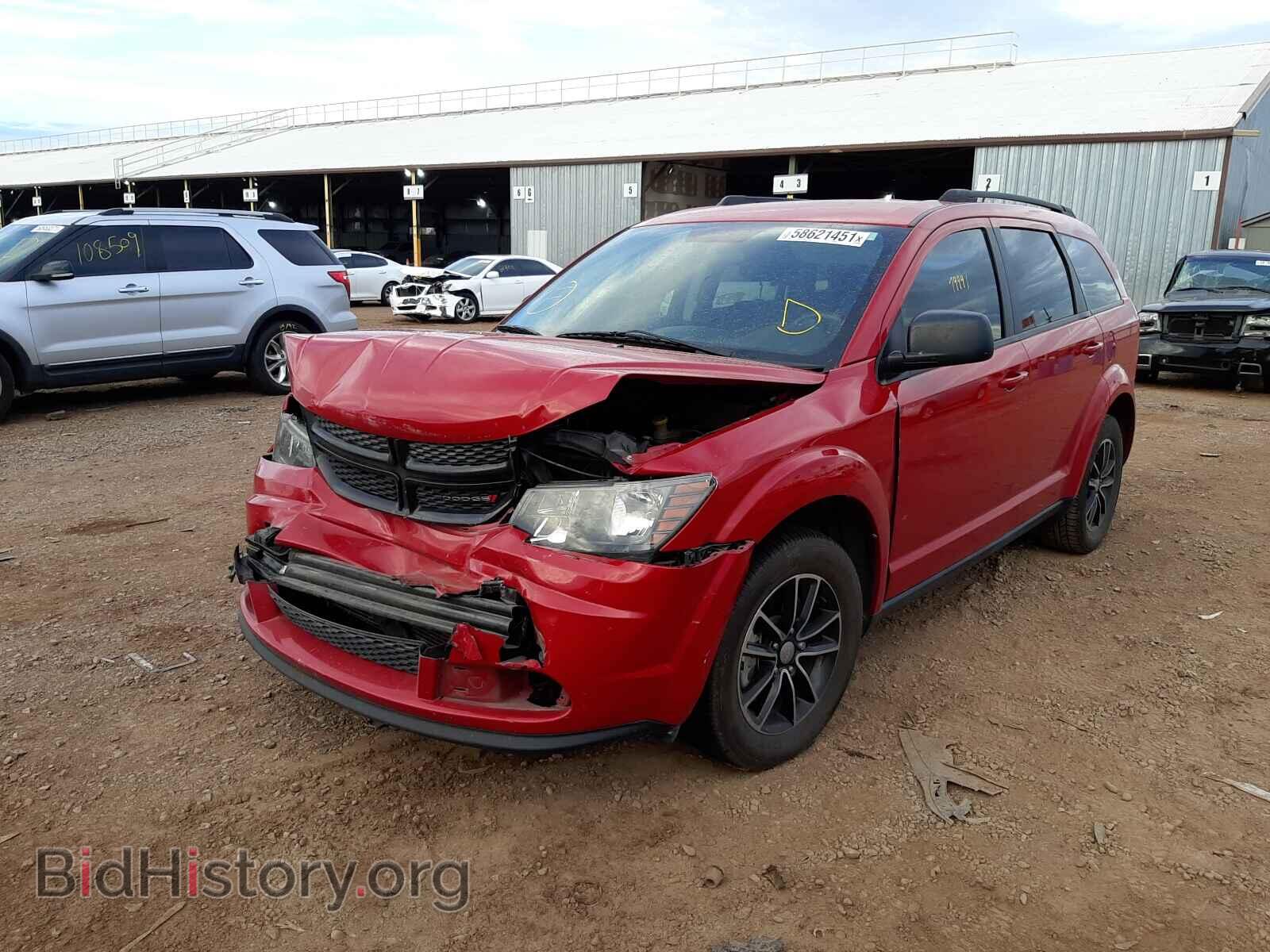 2017 DODGE JOURNEY - VIN: 3C4PDCAB4HT605593 - Фото 2