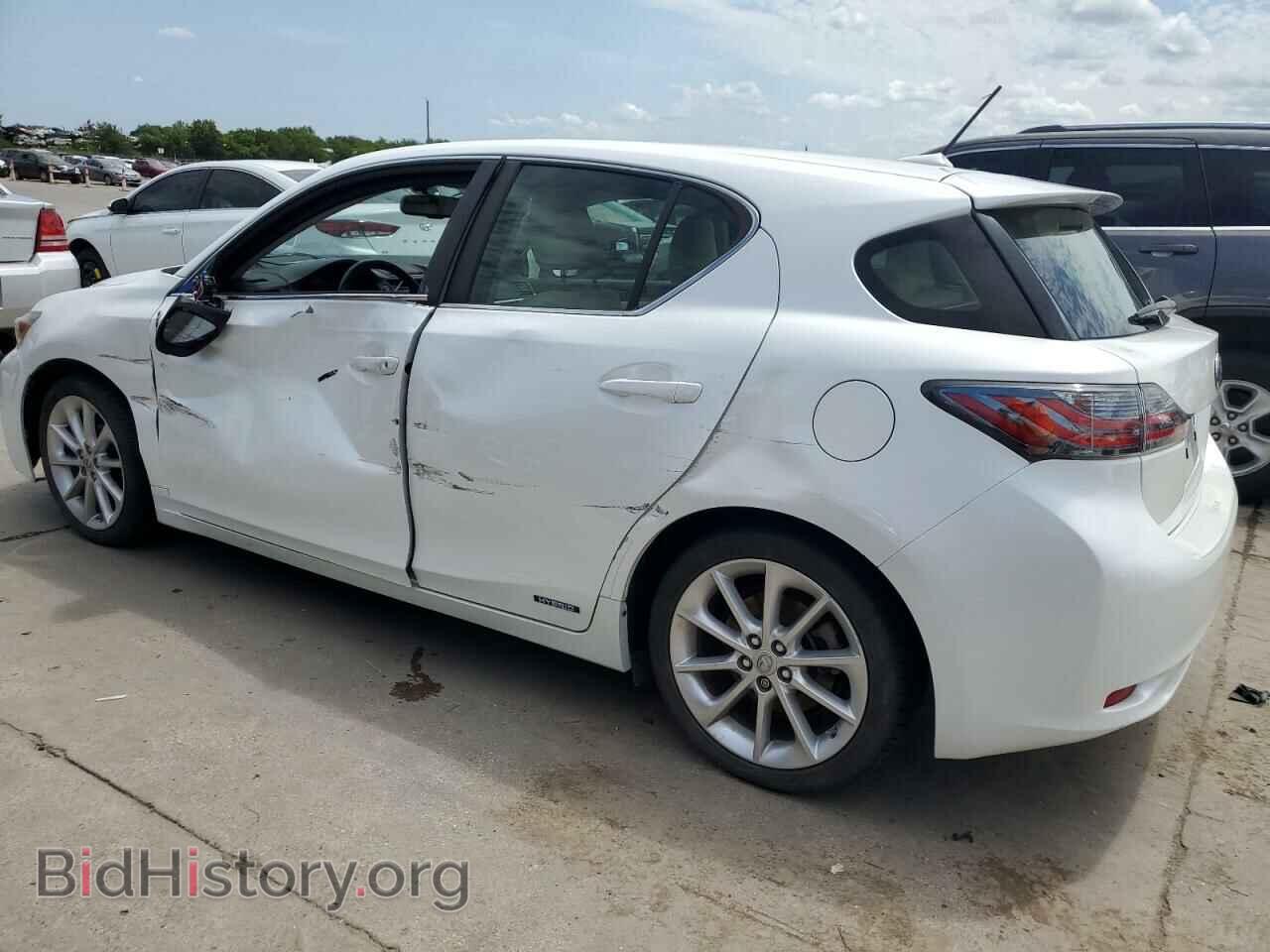 2012 LEXUS CT 200 - VIN: JTHKD5BH9C2105592 - Фото 2