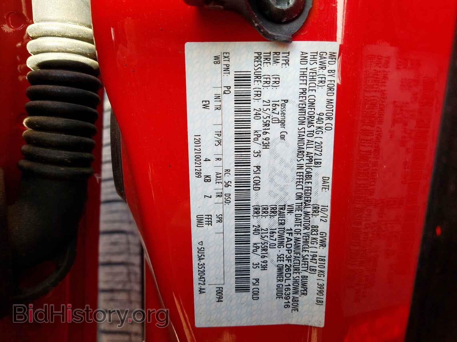 2013 FORD FOCUS - VIN: 1FADP3F26DL163916 - Photo 10