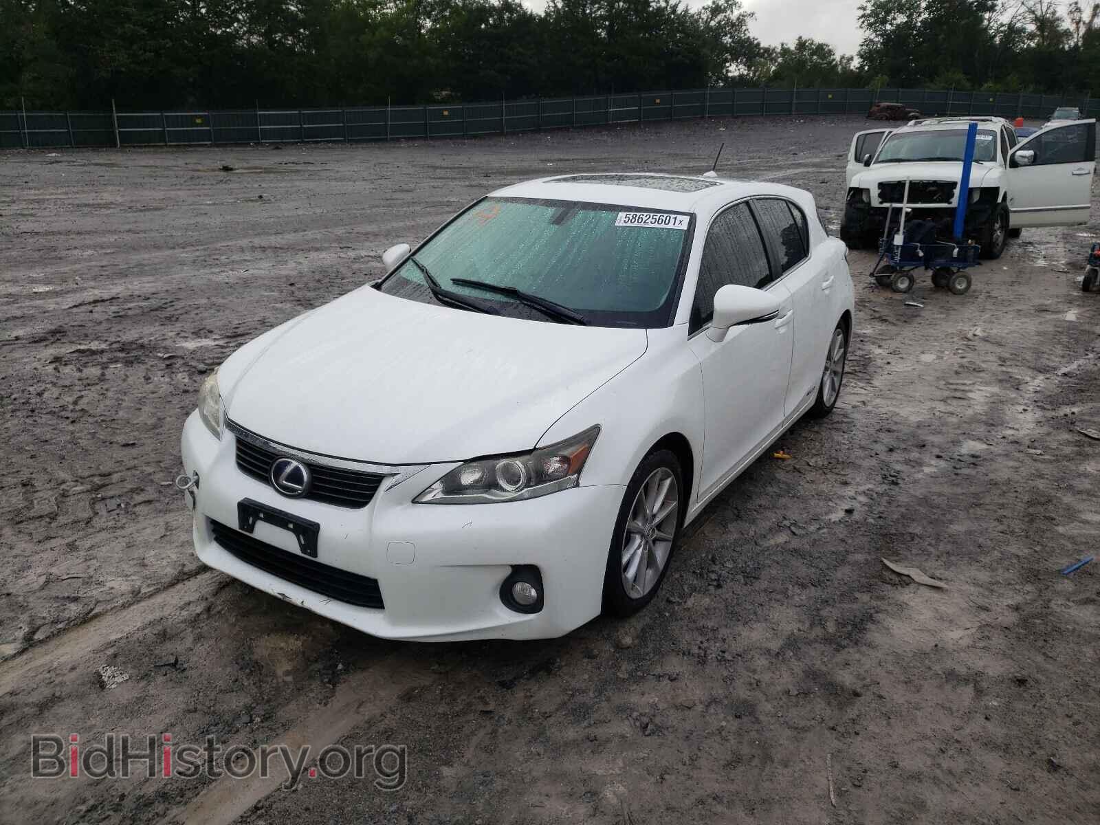 2012 LEXUS CT 200 - VIN: JTHKD5BH8C2074299 - Фото 2