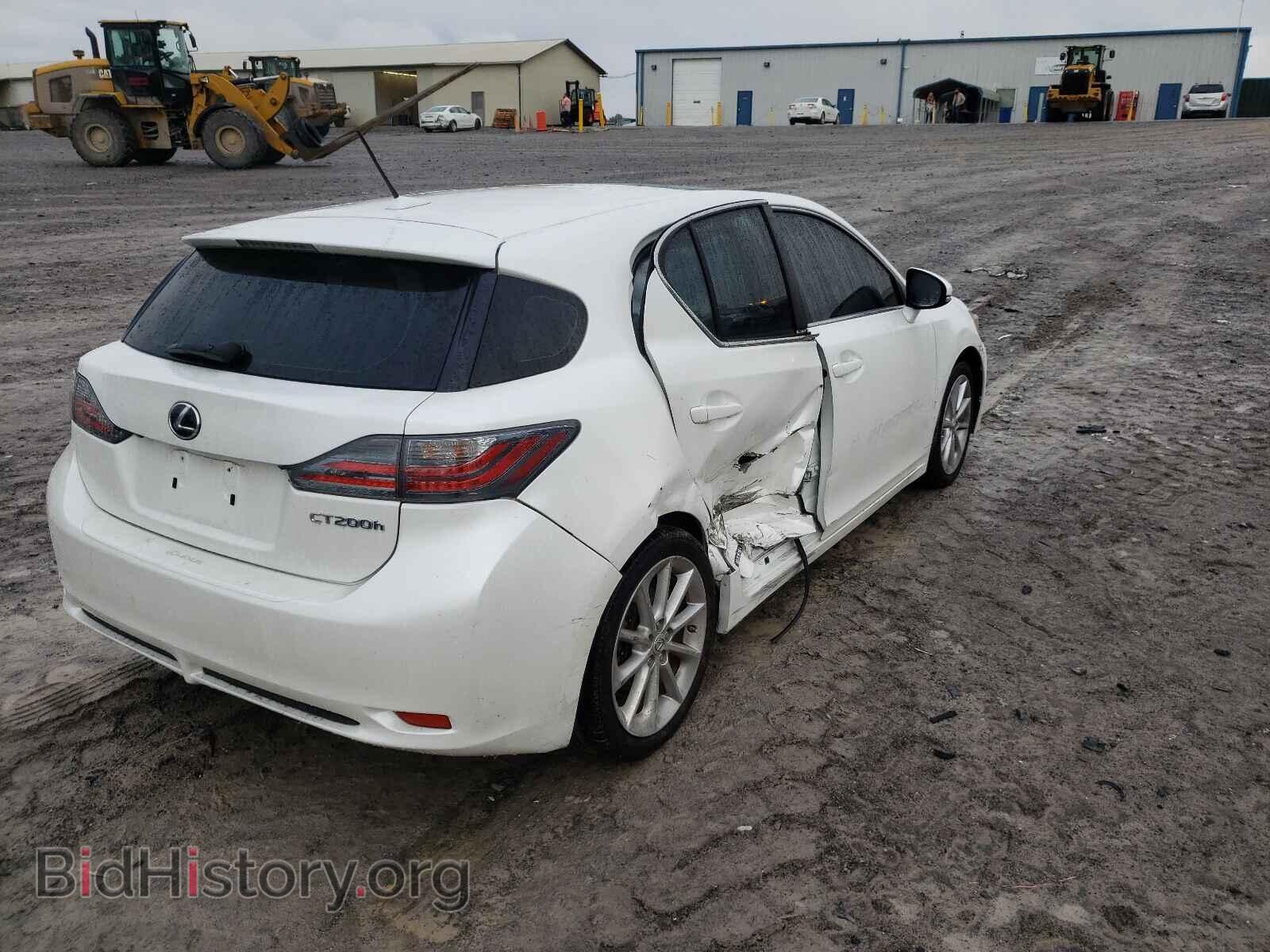 2012 LEXUS CT 200 - VIN: JTHKD5BH8C2074299 - Фото 4