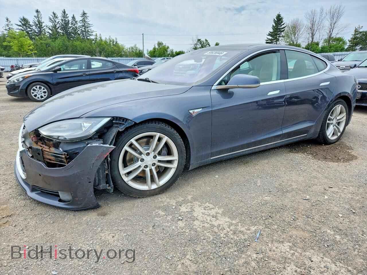 Фотография 5YJSA1H20FF098975 - TESLA MODEL S 2015