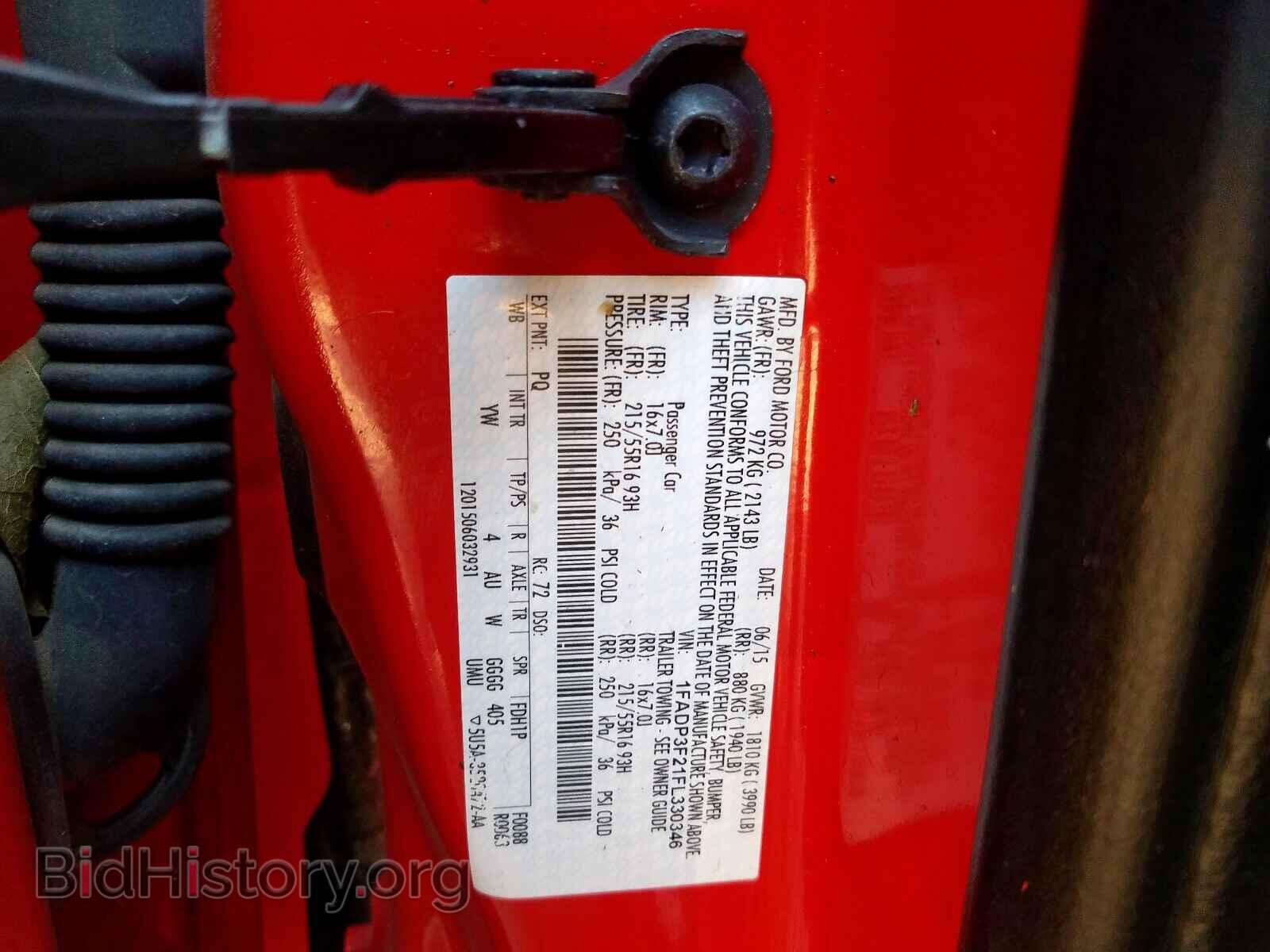 2015 FORD FOCUS SE - VIN: 1FADP3F21FL330346 - Фото 10