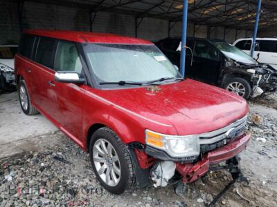 2010 Ford FLEX Flex Limit, red — VIN 2FMGK5DC3ABA66712, Copart