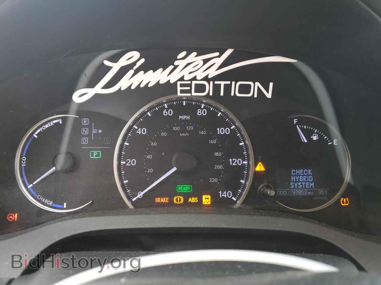 2014 LEXUS CT 200 - VIN: JTHKD5BH7E2183453 - Фото 9