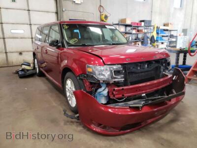 2013 Ford FLEX Flex SEL, красный — VIN 2FMGK5C82DBD13543, Copart