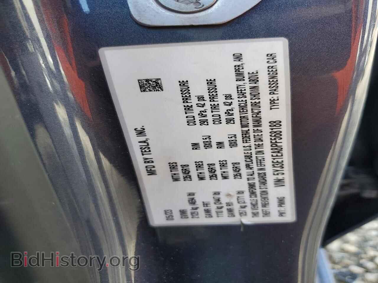 2023 TESLA MODEL 3 - VIN: 5YJ3E1EA8PF568188 - Фото 13