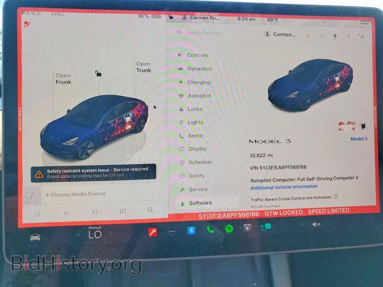 2023 TESLA MODEL 3 - VIN: 5YJ3E1EA8PF568188 - Фото 9