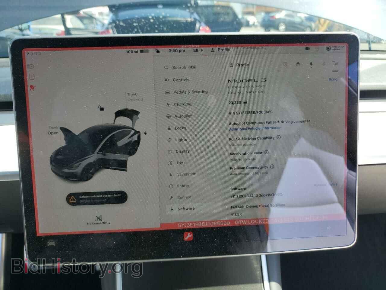 2018 TESLA MODEL 3 - VIN: 5YJ3E1EB8JF085669 - Photo 9